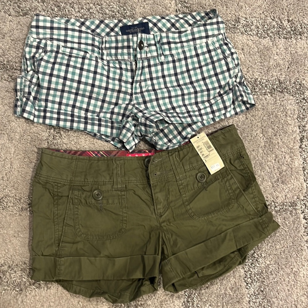 Bundled 2 pairs of American Eagle shorts!!! One is brand new never worn!!!